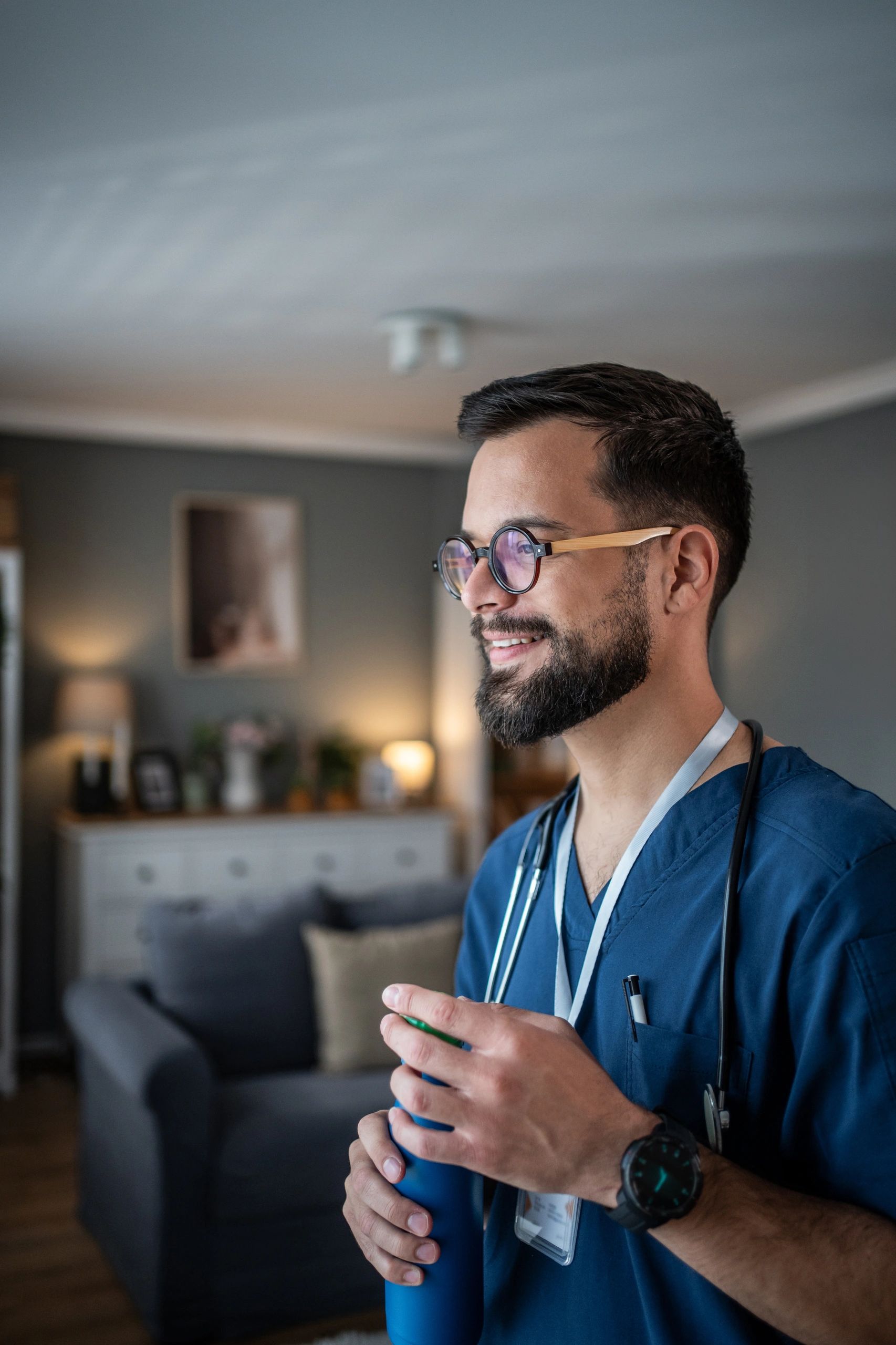 Customer support healthcare professional portrait